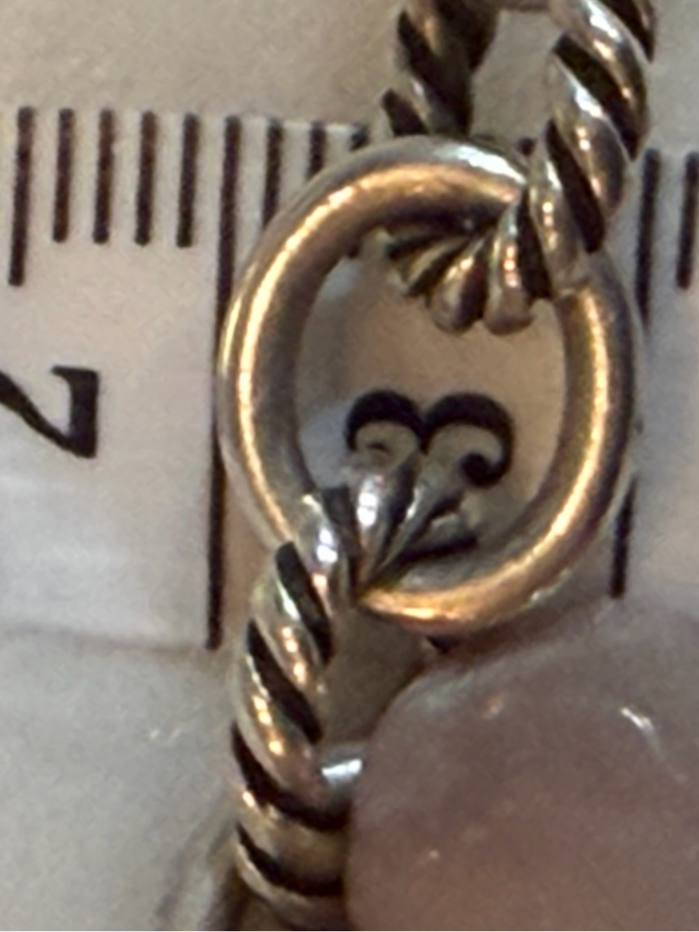 David Yurman 925 Sterling Silver Cable Link Toggle Bracelet 8” - Picture 9 of 13